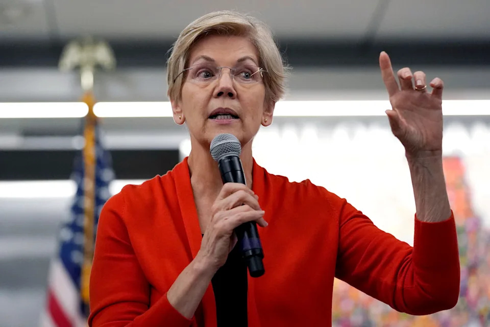 Elizabeth Warren warns of a stock market crash if Trump can fire Jerome Powell