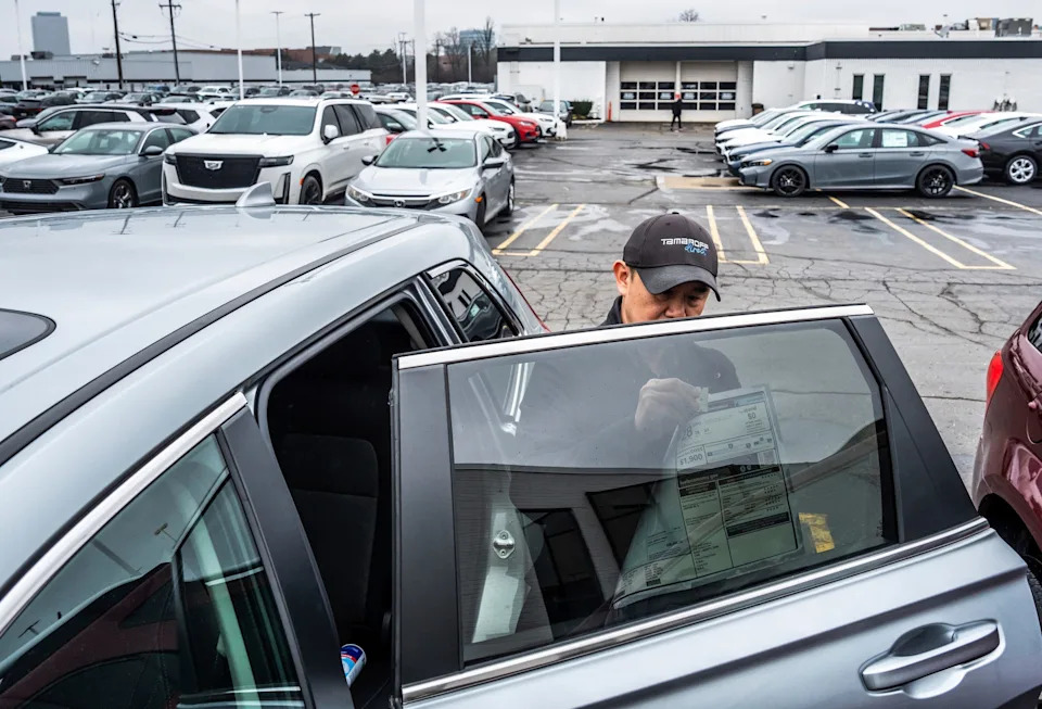 Car-buying frenzy ahead of tariffs continues, pushing new vehicle prices higher